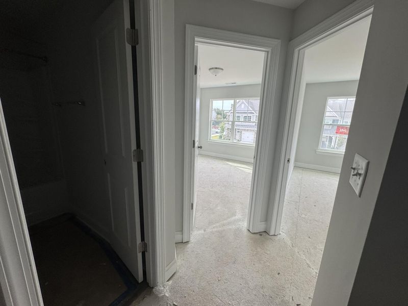 In-progress construction of a new home in Harrisburg Village Townhomes, Harrisburg, NC (Image 8).