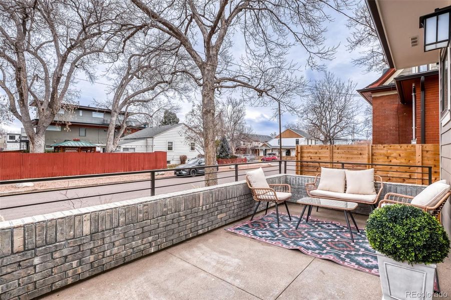 Exterior details and patio area of a home in , Denver (Image 29).