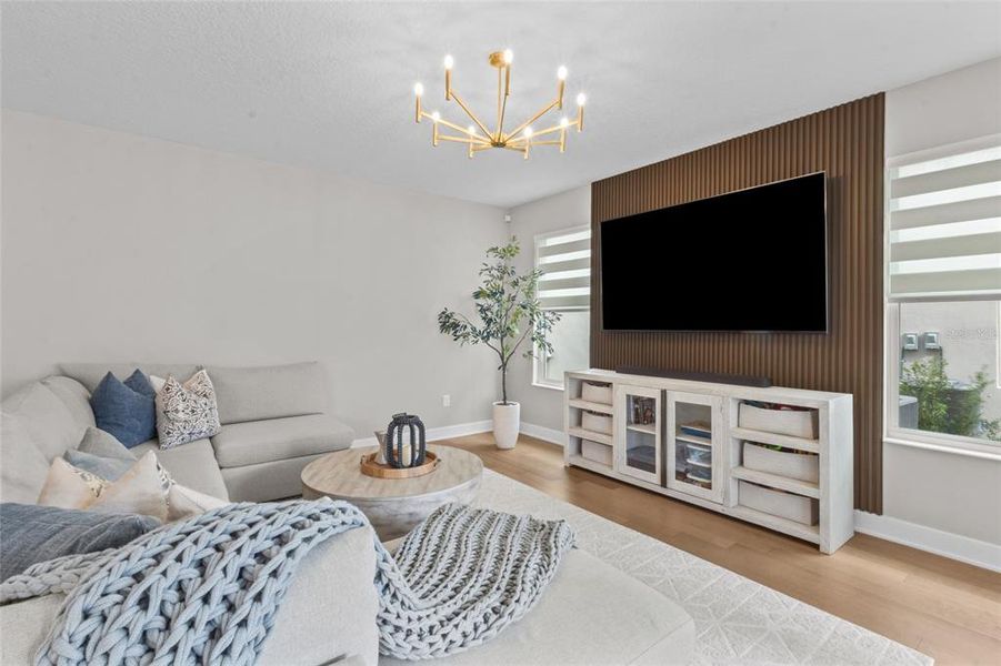 Furnished interior view inside a new home in , Tampa (Image 9). Furnished interior view inside a new home in , Tampa (Image 9).