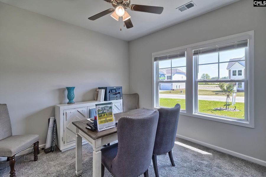 Furnished interior view inside a new home in Cottages at Roofs Pond, West Columbia (Image 10).