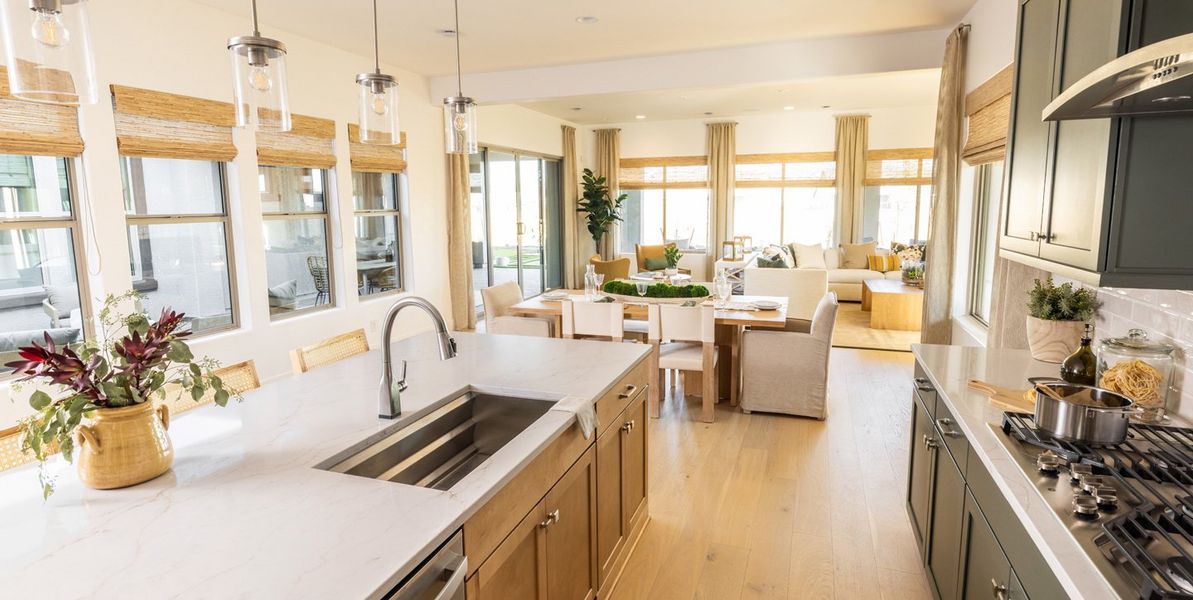 Furnished interior view inside a new home in Overlook at The Dells, Prescott (Image 34).
