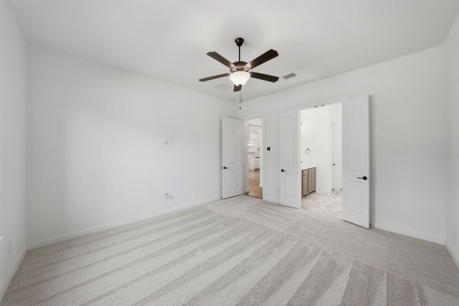 Spacious, unfurnished interior of a new home in Light Farms Brenham - 40' Lots, Celina (Image 31). Spacious, unfurnished interior of a new home in Light Farms Brenham - 40' Lots, Celina (Image 31).
