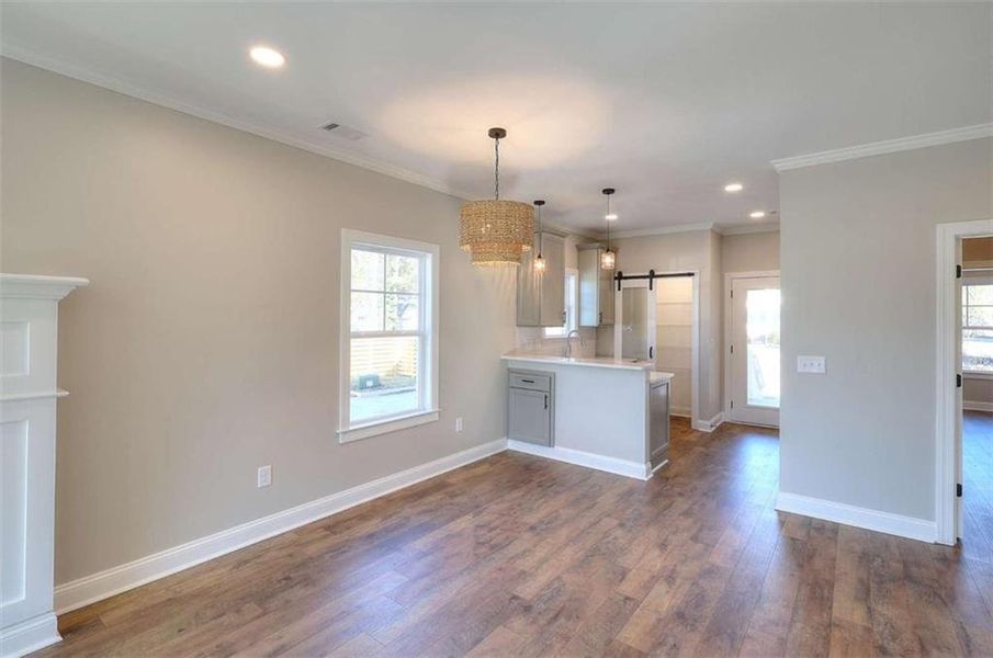 Spacious, unfurnished interior of a new home in , Monroe (Image 23).