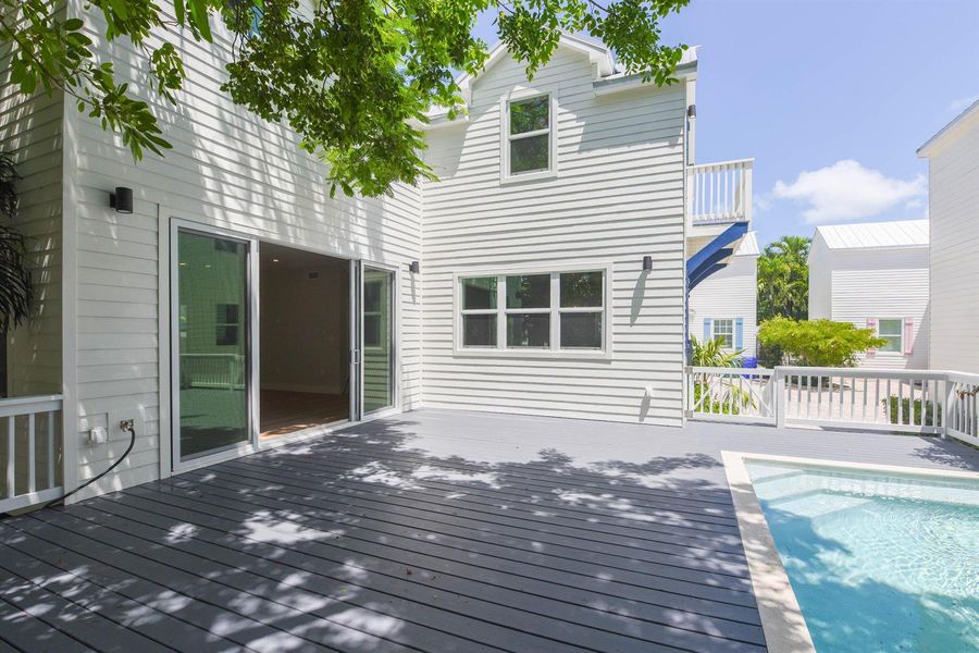 Pool Area with Spacious Decking