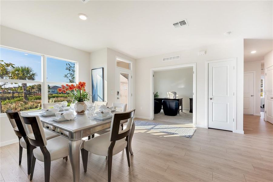 Furnished interior view inside a new home in Sea Cove, Punta Gorda (Image 19).