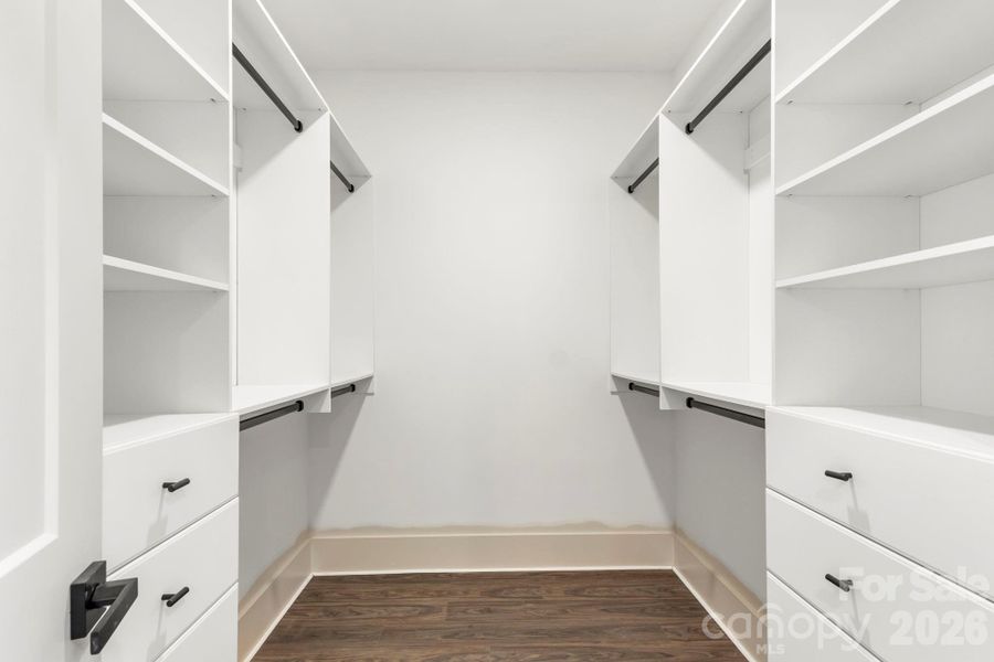 Primary Closet with Built-ins