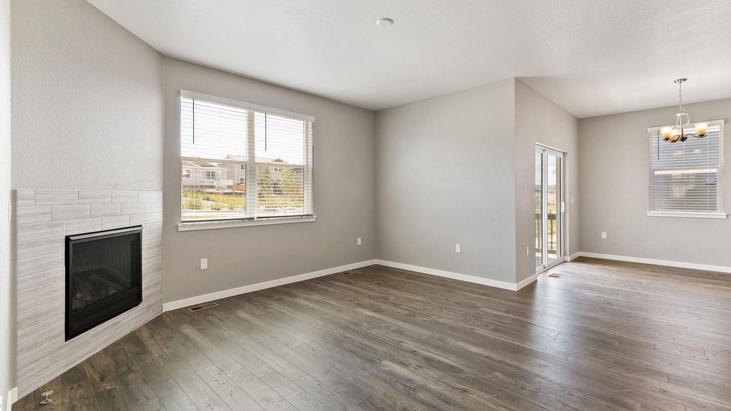 Spacious, unfurnished interior of a new home in Spring Valley Ranch, Elizabeth (Image 17). Spacious, unfurnished interior of a new home in Spring Valley Ranch, Elizabeth (Image 17).