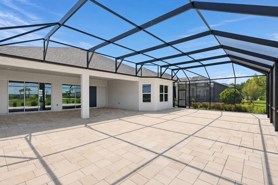 Exterior details and patio area of a home in Westview Community Group Page, Kissimmee (Image 28).