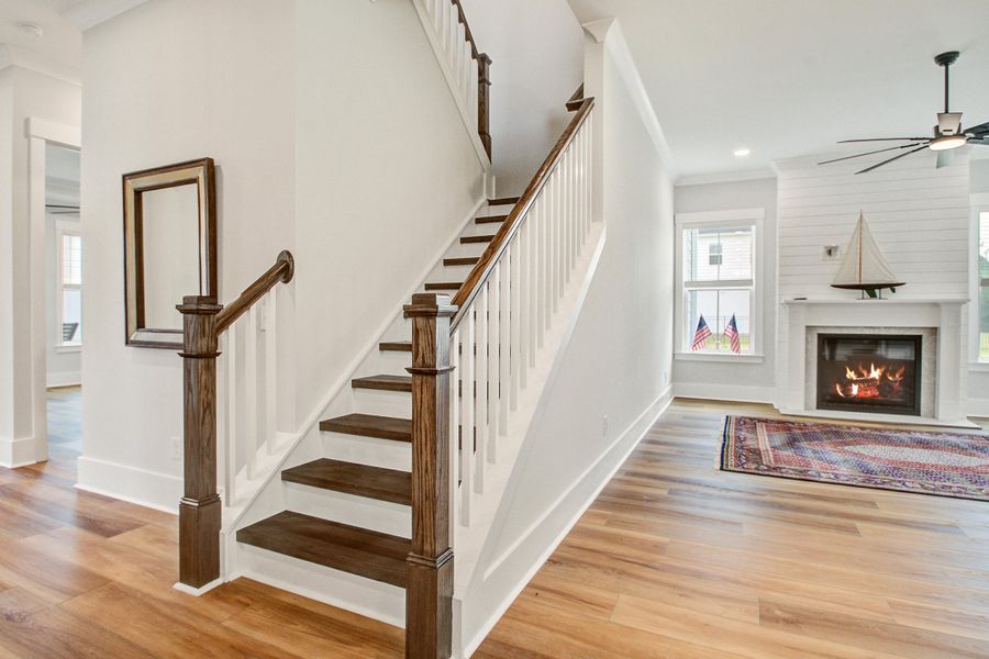 Spacious, unfurnished interior of a new home in Pamlico Terrace, Awendaw (Image 29).