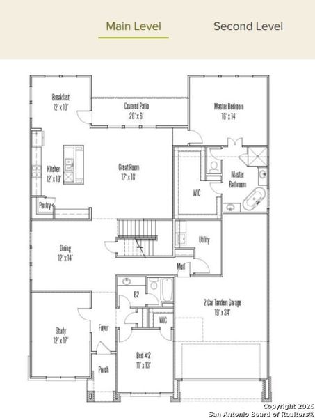 2D floor plan layout of this home in Haby Hill 60s, San Antonio, TX (Image 3). 2D floor plan layout of this home in Haby Hill 60s, San Antonio, TX (Image 3).
