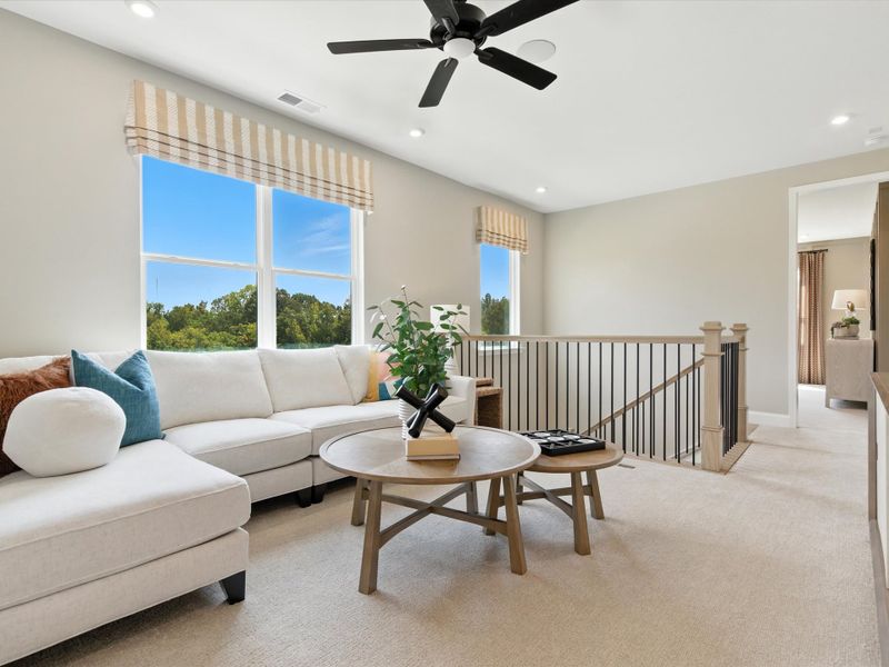 Representative furnished interior of a home built from the Sawyer by Tri Pointe Homes in Southbridge, Fort Mill (Image 15).