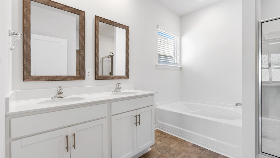 Furnished interior view inside a new home in Hunters Ridge, Woodruff (Image 13). Furnished interior view inside a new home in Hunters Ridge, Woodruff (Image 13).
