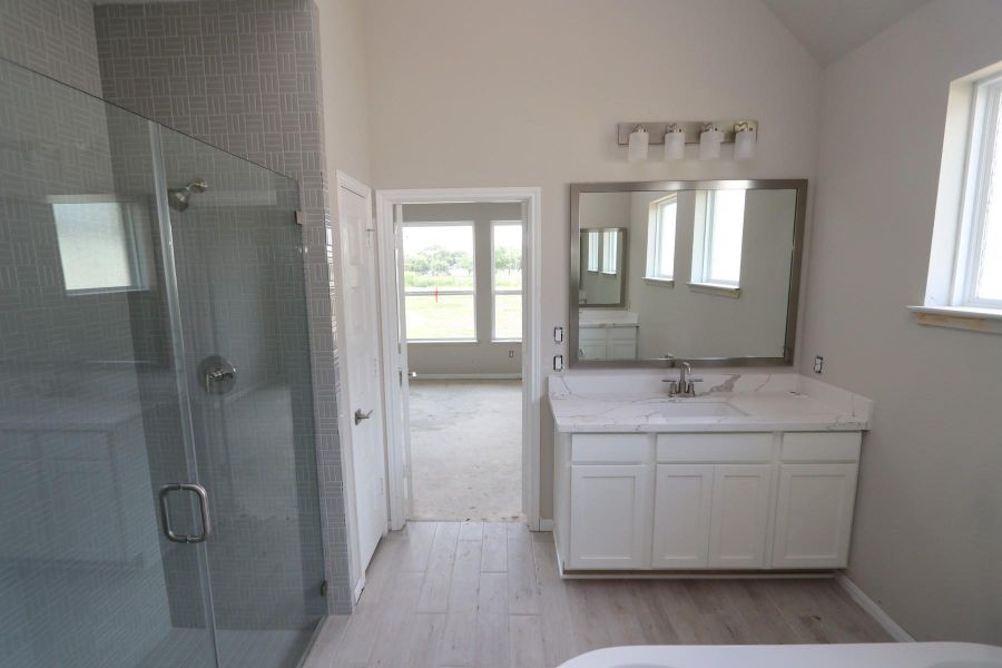 Primary bath - still under construction! Primary bath - still under construction!