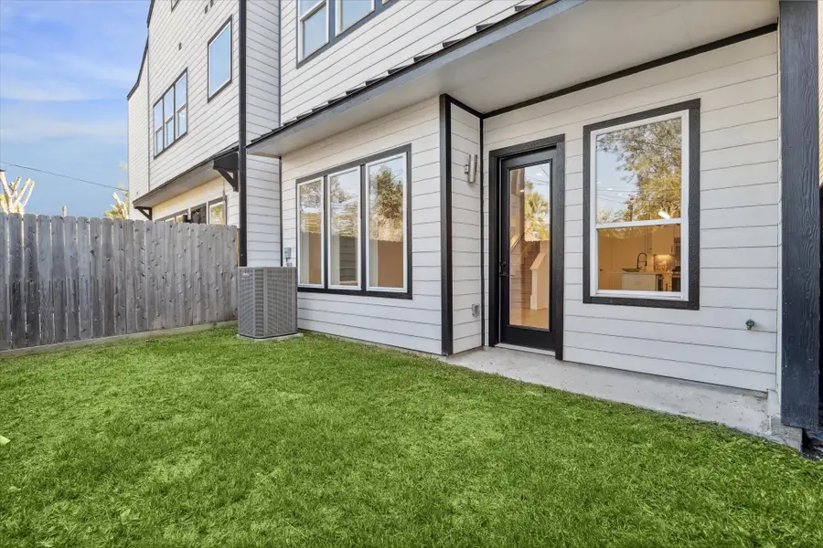 Exterior details and patio area of a home in , Houston (Image 3).