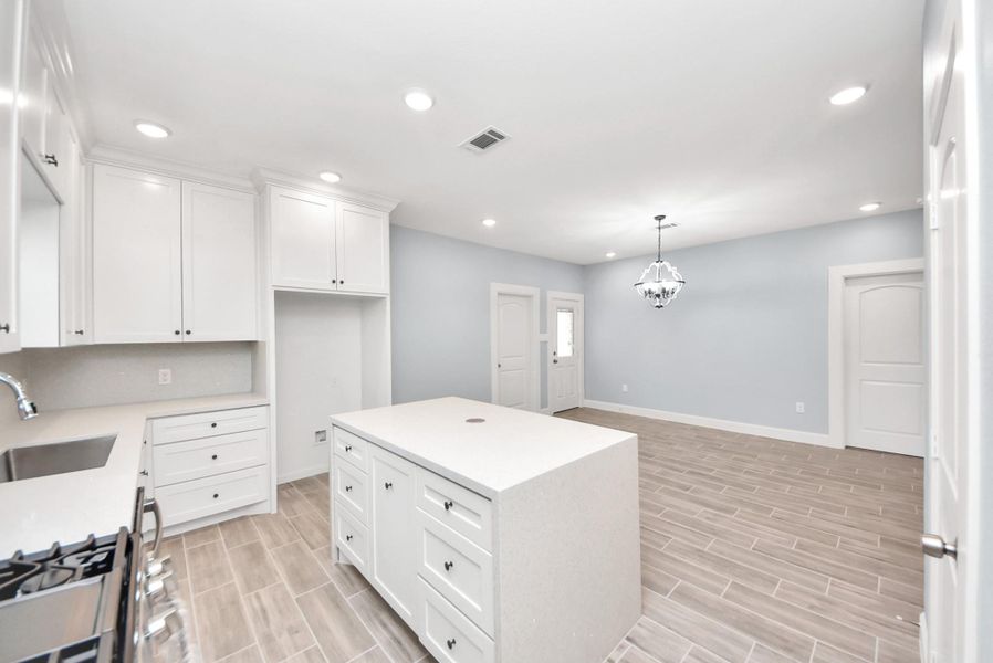 Furnished interior view inside a new home in , Houston (Image 10).
