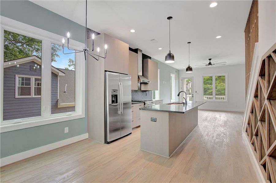 Furnished interior view inside a new home in , Atlanta (Image 14).