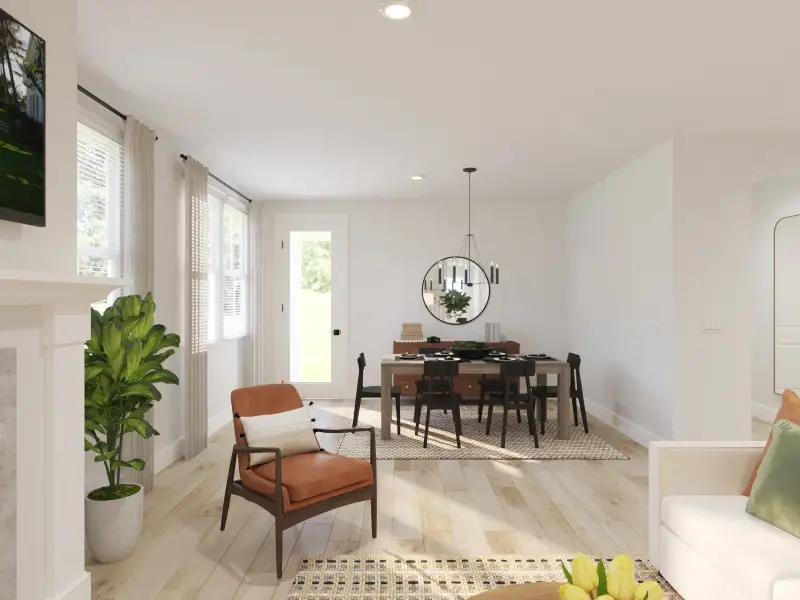 Furnished interior view inside a new home in Poplar Farms, Franklin (Image 5).