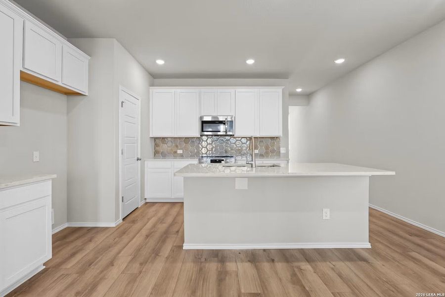 Furnished interior view inside a new home in Morgan Meadows, San Antonio (Image 7).