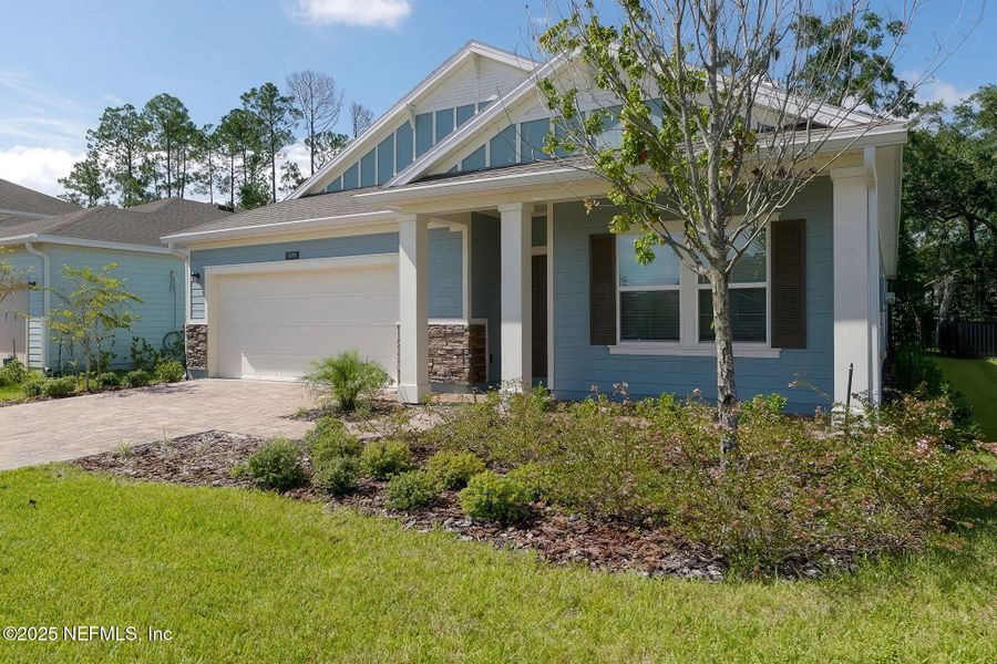 Front exterior of a new home in , St. Augustine, FL, highlighting curb appeal (Image 19).
