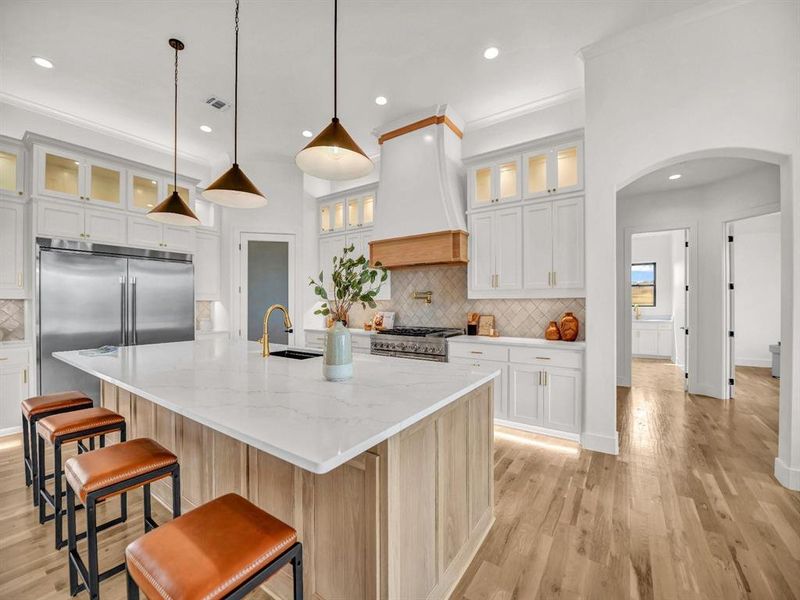 Furnished interior view inside a new home in , Aledo (Image 15).