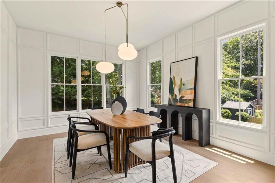 Furnished interior view inside a new home in , Brookhaven (Image 8).