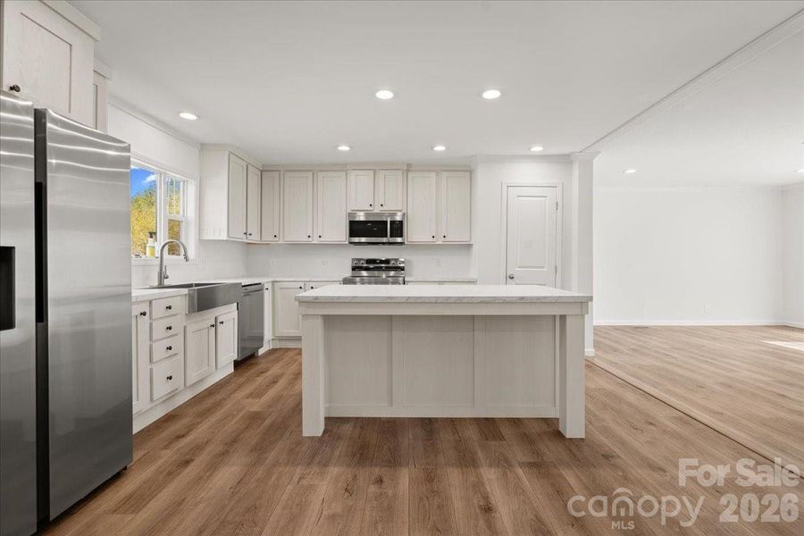 Furnished interior view inside a new home in , Bennettsville (Image 3).