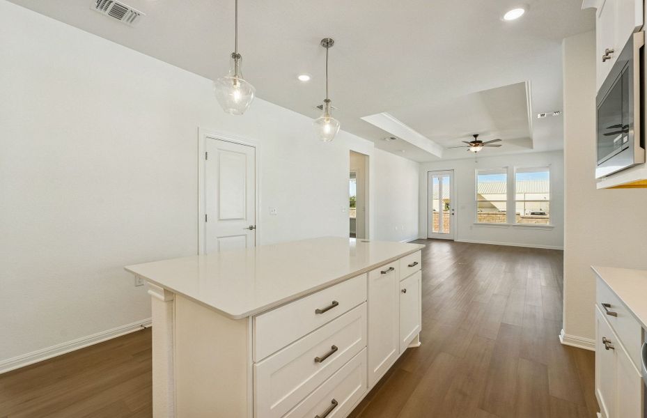 Furnished interior view inside a new home in Sun City Texas, Georgetown (Image 8).