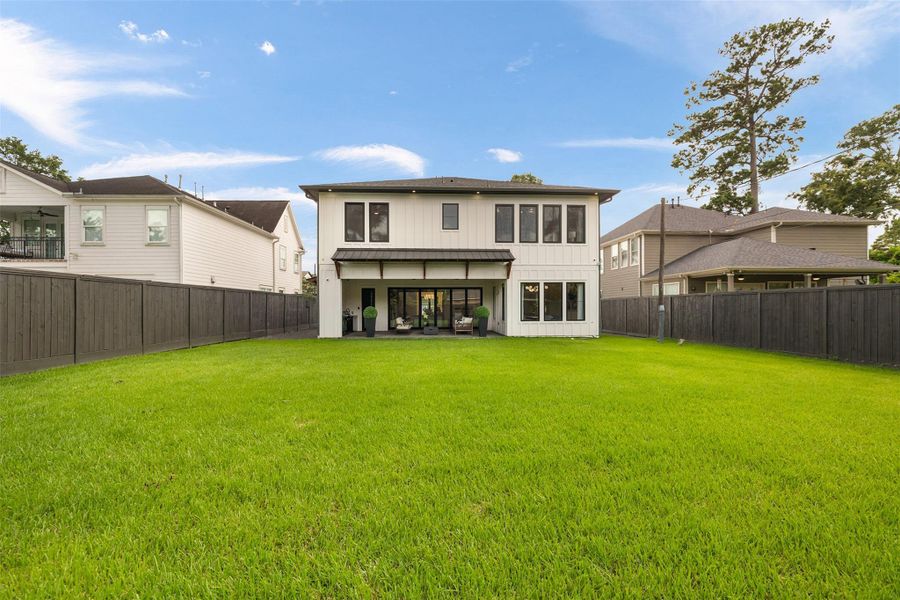 Exterior details and patio area of a home in , Houston (Image 29).