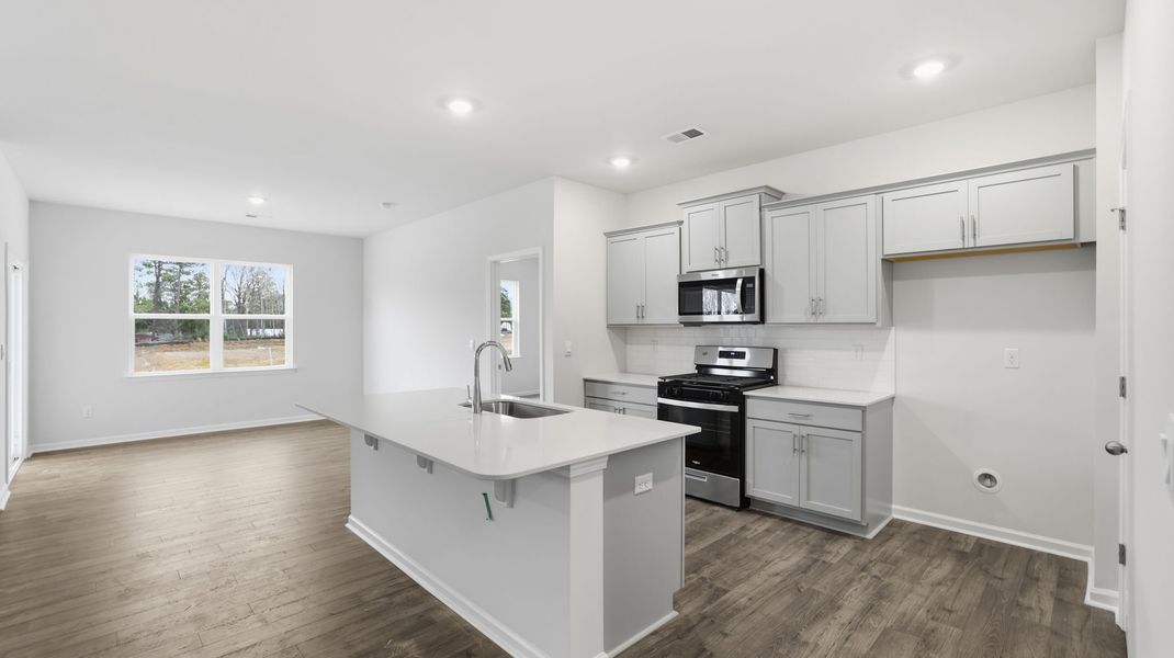 Furnished interior view inside a new home in Waverly Station, Greenwood (Image 6).