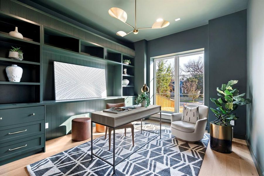 Furnished interior view inside a new home in , Dallas (Image 15). Furnished interior view inside a new home in , Dallas (Image 15).