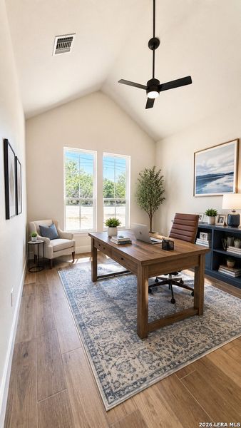 Furnished interior view inside a new home in , Bulverde (Image 13).