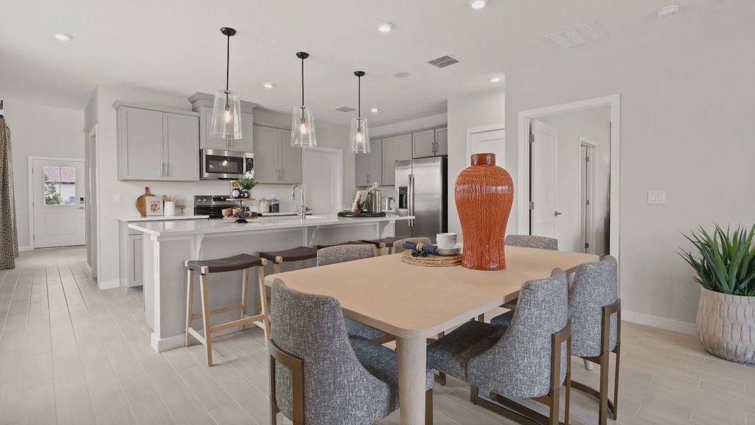 Furnished interior view inside a new home in Ardisia Park, New Smyrna Beach (Image 10).