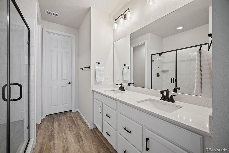 Furnished interior view inside a new home in Paint Brush Hills, Peyton (Image 34).
