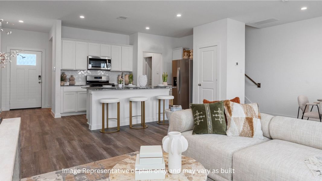 Furnished interior view inside a new home in Alaia Crossing, Houston (Image 11).