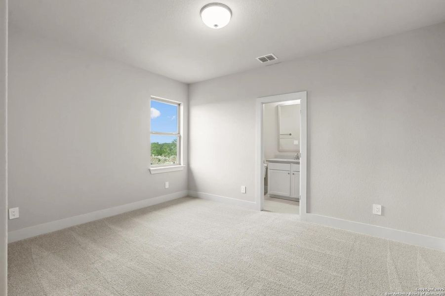 Spacious, unfurnished interior of a new home in Esperanza - 80' & 90', Boerne (Image 21). Spacious, unfurnished interior of a new home in Esperanza - 80' & 90', Boerne (Image 21).