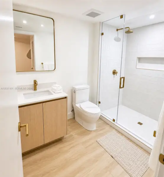 Furnished interior view inside a new home in , Miami (Image 3).