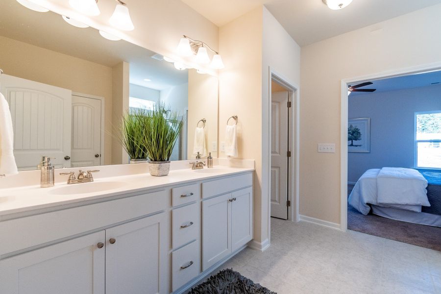 Furnished interior view inside a new home in The Oaks, Clarksville (Image 16).