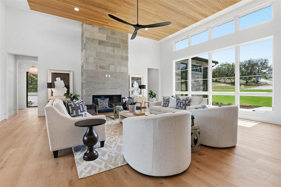 Furnished interior view inside a new home in , Aledo (Image 9).