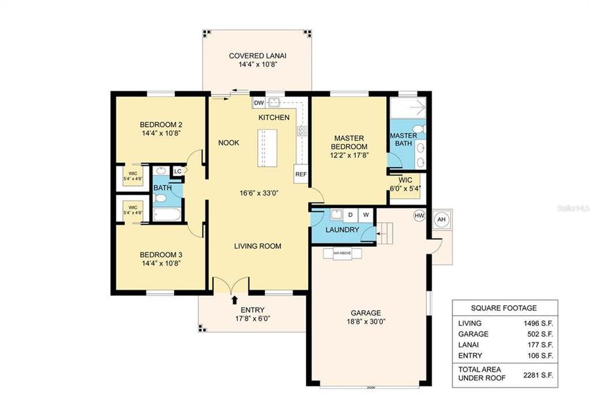 2D floor plan layout of this home in , Port Charlotte, FL (Image 4). 2D floor plan layout of this home in , Port Charlotte, FL (Image 4).