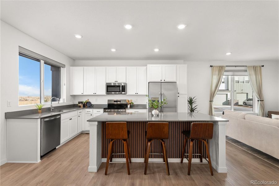Furnished interior view inside a new home in Whisper Village, Arvada (Image 8).