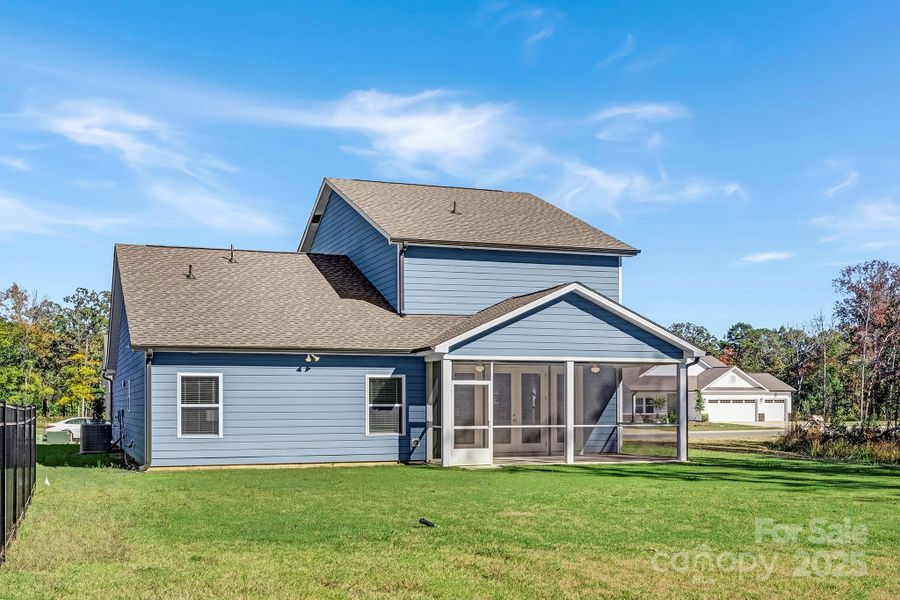 Front exterior of a new home in Stonebridge Fairways, Monroe, NC, highlighting curb appeal (Image 26).