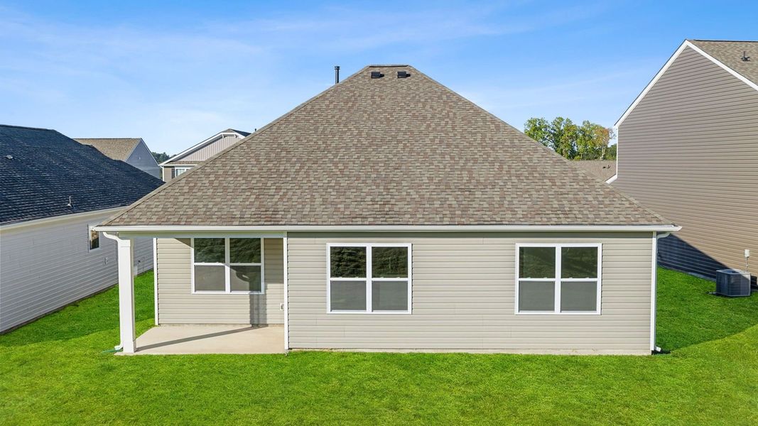 Front exterior of a new home in Sage Grove, Lyman, SC, highlighting curb appeal (Image 2).