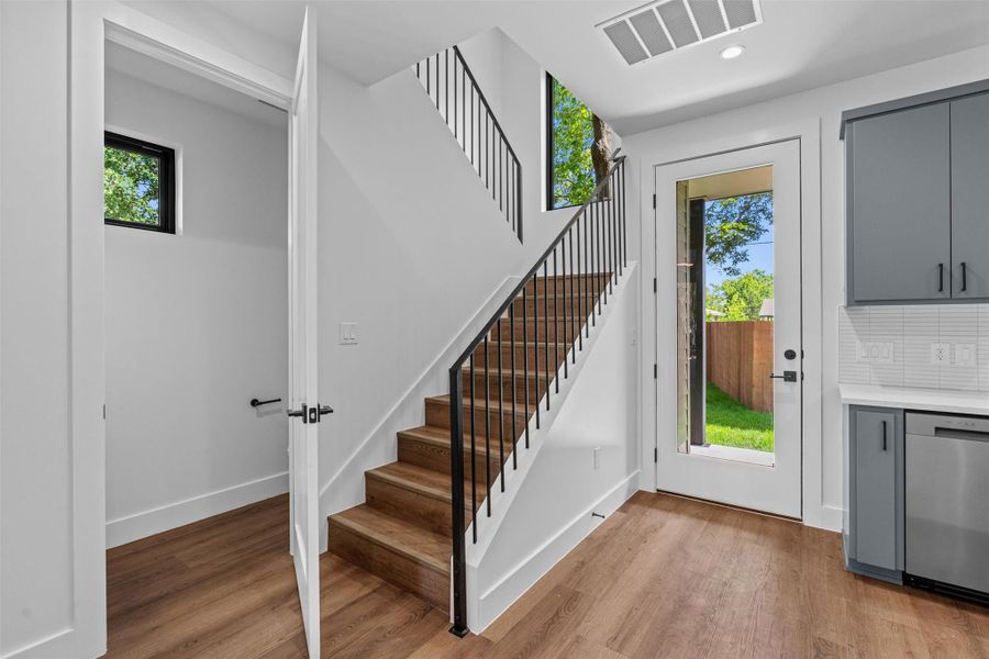 Half Bath / Exit to Backyard