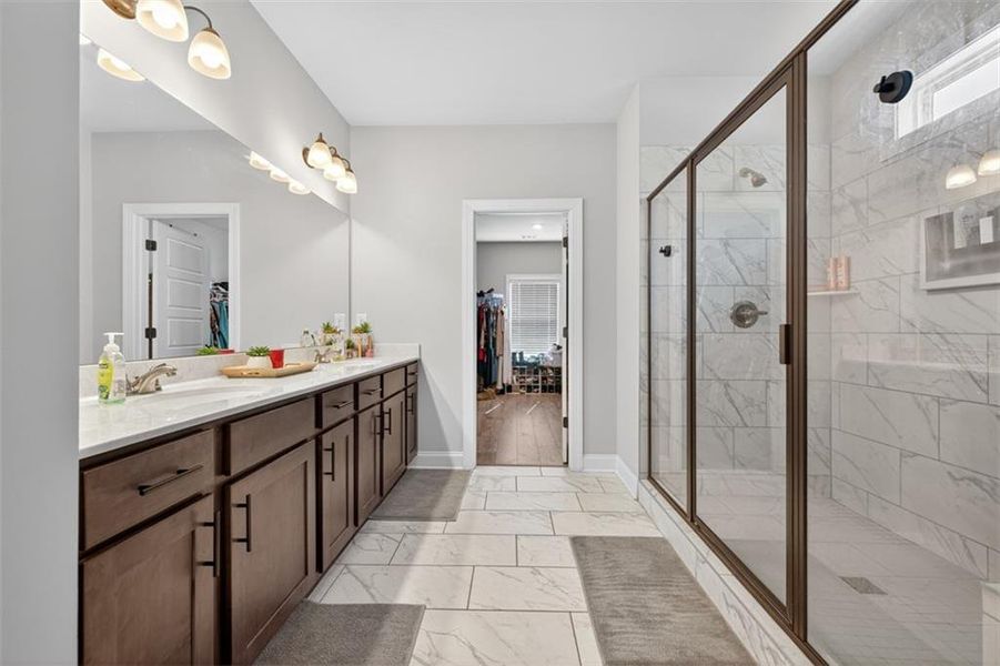 Furnished interior view inside a new home in Calgary Downs, Winder (Image 21). Furnished interior view inside a new home in Calgary Downs, Winder (Image 21).