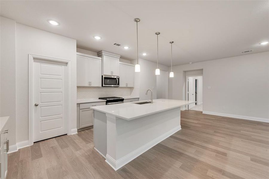 Furnished interior view inside a new home in Creekside of Crowley, Crowley (Image 10).
