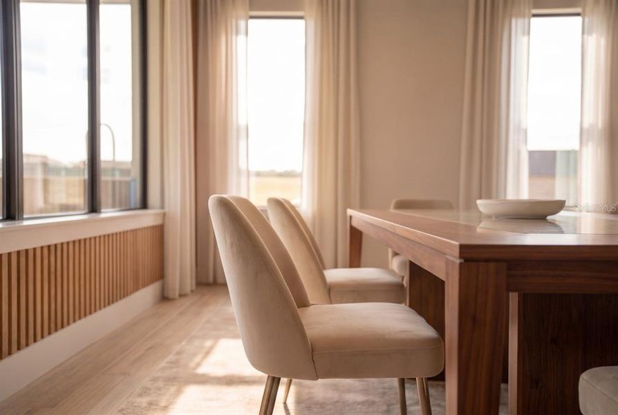 Furnished interior view inside a new home in Bella Collina, Montverde (Image 10).