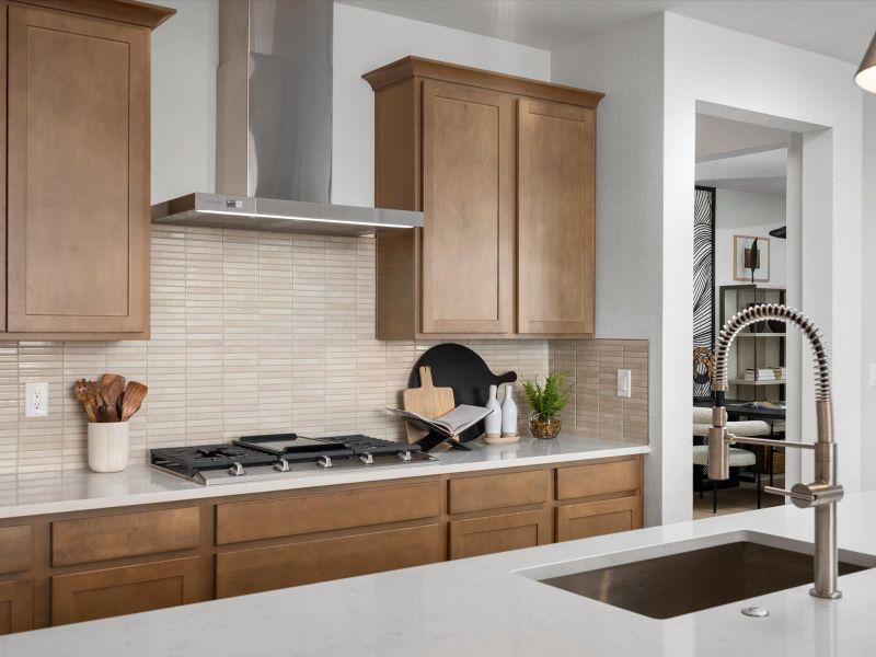 Close-up of interior finishes inside a home in Jackson Creek, Monument (Image 21).