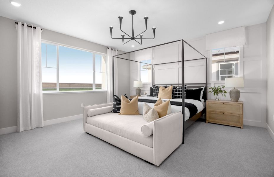 Furnished interior view inside a new home in Cordovan, Longmont (Image 6).