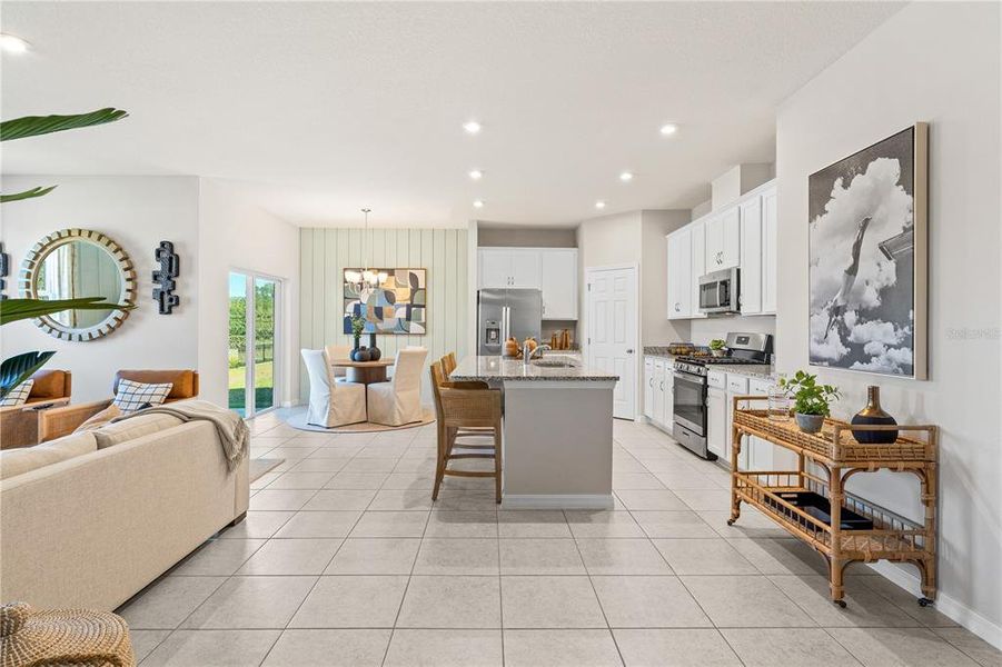 Furnished interior view inside a new home in Avalon Park Tavares Single Family Homes, Tavares (Image 3). Furnished interior view inside a new home in Avalon Park Tavares Single Family Homes, Tavares (Image 3).