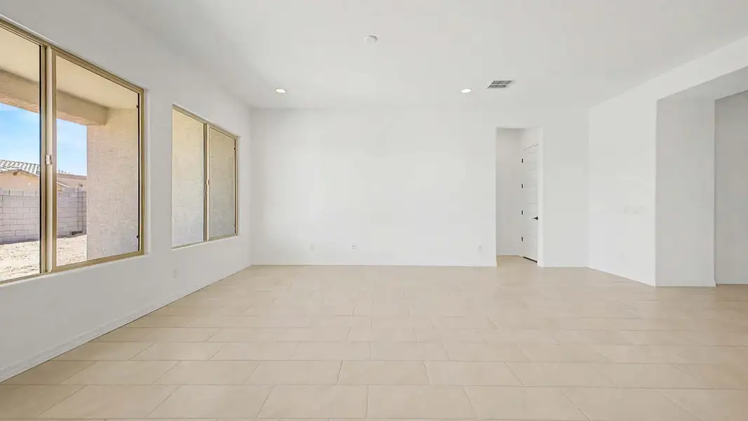 Furnished interior view inside a new home in Arroyo Seco - Hacienda, Buckeye (Image 4).